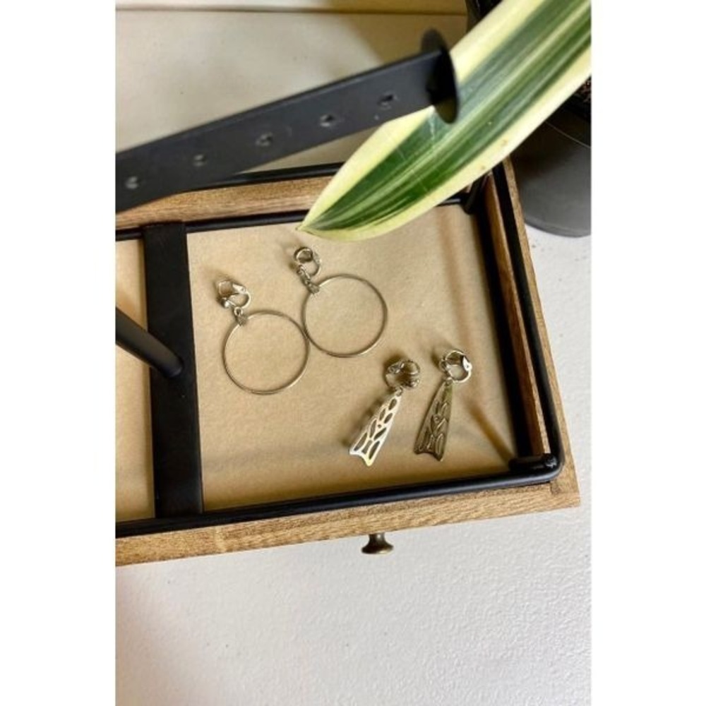 Retro Clip On Earring Set
